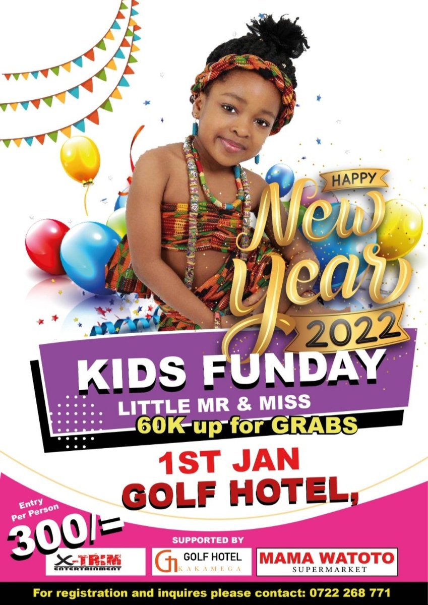 60k up for grabs.Bring your family over and you could go home pockets heavy.Happy new year kids fun day.