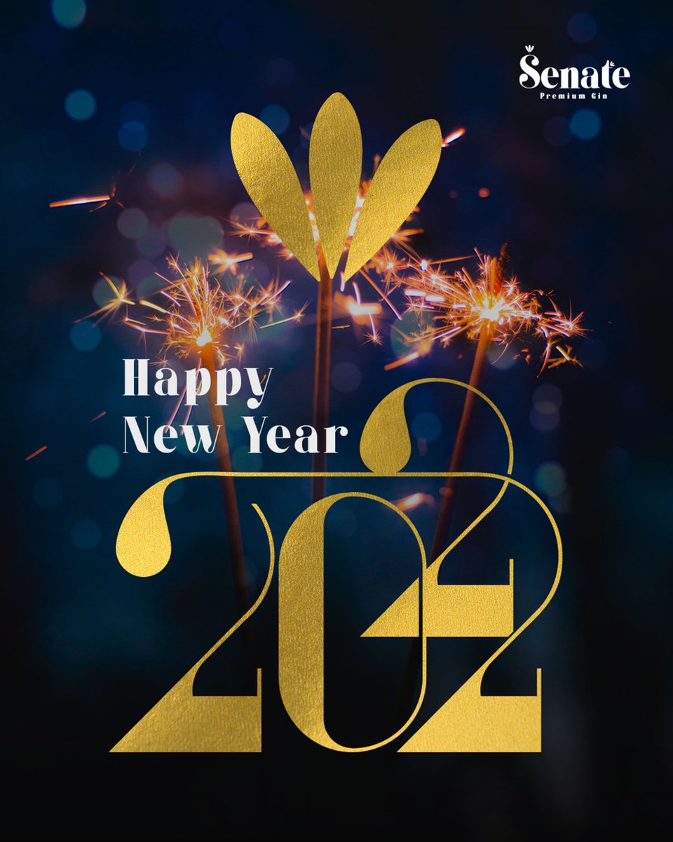 A toast🥂 to the new year with new opportunities of success and prosperity yet to come.
HAPPY NEW YEAR from Senate Premium Gin.
#senategin 🔞🍸