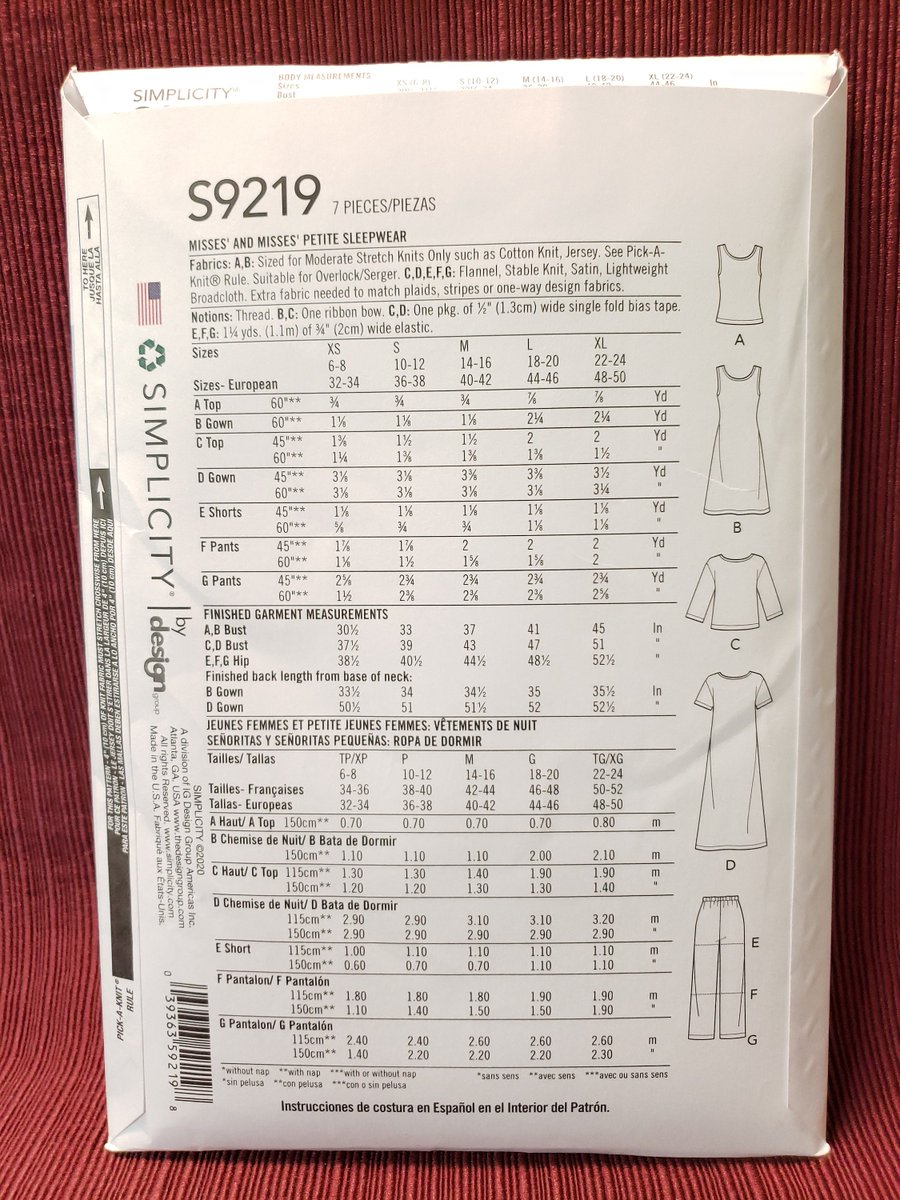 quilts_more's tweet image. Misses, Misses Petite Sleepwear, Top Gown Short Pant Pajamas Easy To Sew Sewing Pattern Simplicity S9219 Size XS, S, M, L, XL, Elastic Waist tuppu.net/53763030 #Etsy #ImagineQuiltsAndMore #EasyToSew
