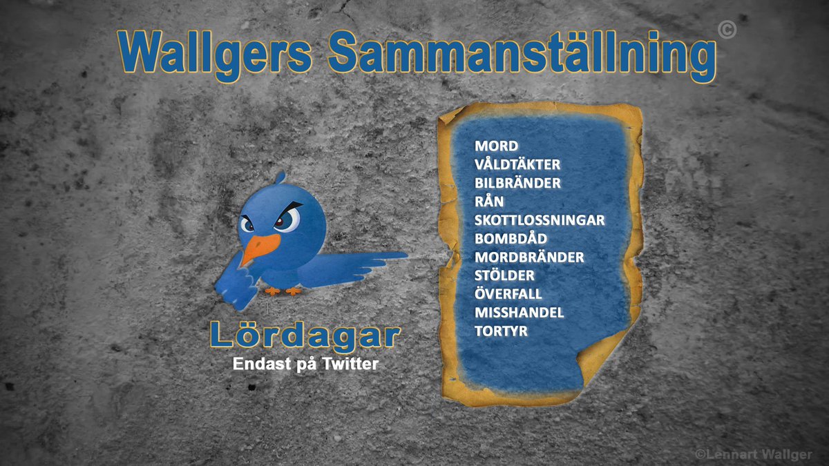 LWallger's tweet photo. 25/12-31/12, 2021🎆

• 4 mord
• 8 mordförsök 
• 3 skottskadade
• 11 knivskurna 
• 3 skottlossningar
• Polis skjuter gm i
   benet
• 2 kidnappningar
• Gisslandrama
• Brandbomb inkastad
   i pizzeria 
• Polis/Ambulans be-
   skjutna med raketer
• 4 mordbränder 
(🕶)©️ https://t.co/8KDsWGnMp0