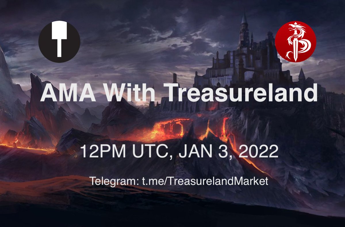 🎉Blade will have an AMA with <a href="/TreasurelandNFT/">Treasureland Market</a> at 12PM UTC, JAN 3, 2022
👇Complete tasks to get #NewYear2022 #Airdrops!🎁
gleam.io/HUAFa/treasure…
🤩 Up to $5000 worth of tokens are prepared to airdrop!
🎁More #Giveaways during AMA
<a href="/iotex_io/">IoTeX</a>  @IoTeX_Community #Airdrop