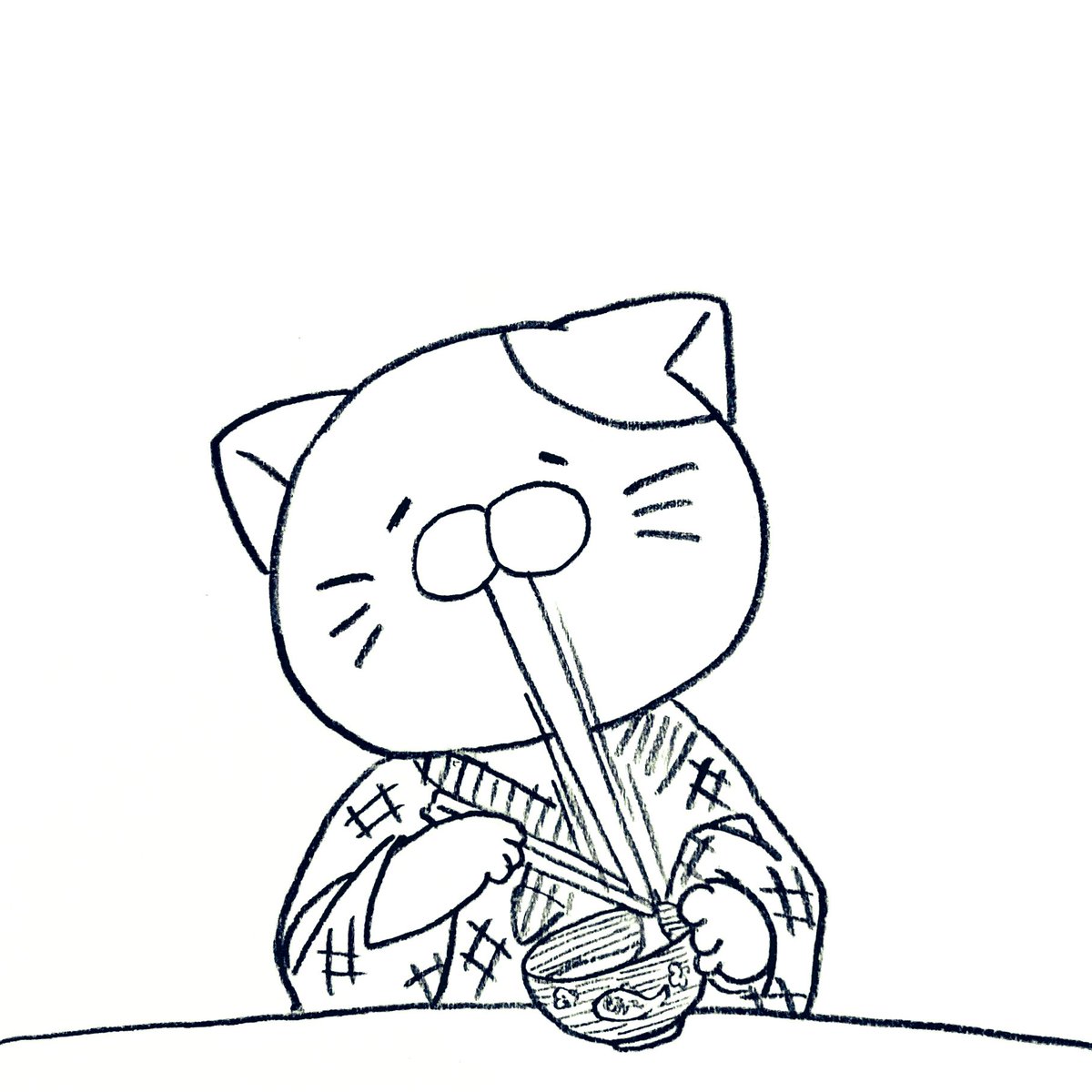 餅切れないネコ 