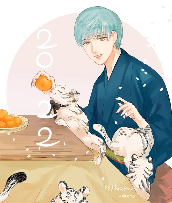 描き初め!あけましておめでとうございます。今年ものんびり大切に本丸を育てていけたら幸せだなと思います。どの本丸も喜びの多い一年となりますように……!🌸 