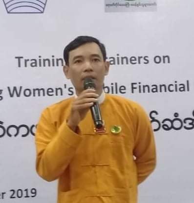 ActivistLittle's tweet photo. U Aung Kyaw Myaing, a former NLD MP from Irrawaddy's Eainmae Tsp, was arbitrarily sentenced to 1 year in prison with hard labour by junta's court on Dec 30. He is a person with disability.

#2022Jan1Coup #ReleaseTheDetainees #WhatsHappeningInMyanmar https://t.co/IpBMqnemim
