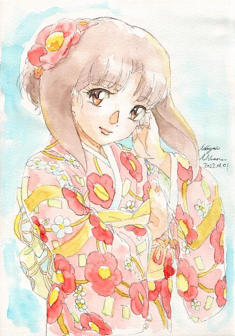 あけましておめでとうございます。
今年もよろしくお願いします。

例年通り、元旦から新年絵描いていたらこんな時間… 