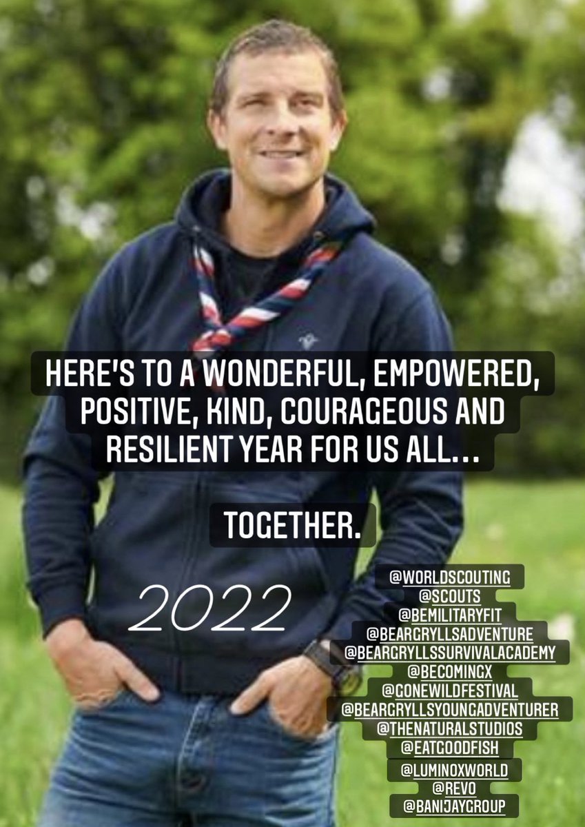 Bear Grylls OBE (@beargrylls) on Twitter photo 