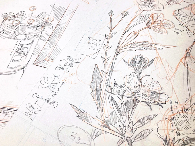 ウオ〜〜描き納めも描き初めも草まみれで過ごしていました 頑張る❗️頑張る❗️🌿 