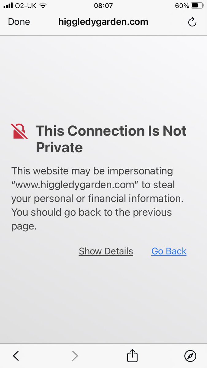 ZenPlot10's tweet photo. @higgledygarden Hi Benjamin, Happy New Year. Just clicked on the link at the top of your page and got this message. Your main website is working though - I’ll put an order in after another cuppa! 😊 https://t.co/meLWULE6wB
