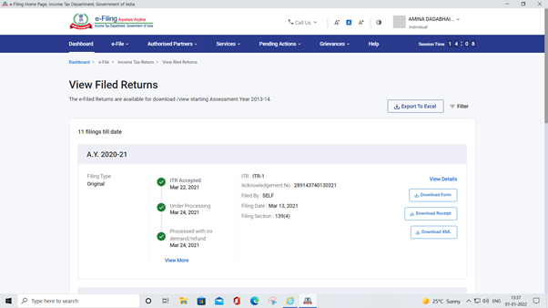 Anjuuuum's tweet photo. Hey @IncomeTaxIndia @Infosys and Dear Tarun ji Bajaj Ur smoothly functioning glitch free IT portal is neither providing acknowledgement of  return nor allowing to file it again (though filed yesterday)... Where u kept it? https://t.co/aNqHcL8Tb9