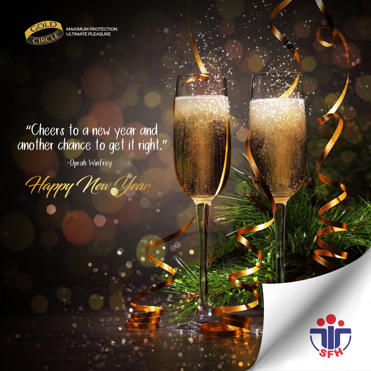 Looking forward to an extraordinary, exciting, happy and healthy 2022. Happy New Year 🎉🥂

#goldcirclecondoms #sfhbrands #happynewyear