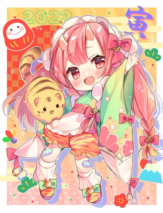 今年もよろしくねー!!!!🐯🎍
#HAPPYNEWYEAR2022 