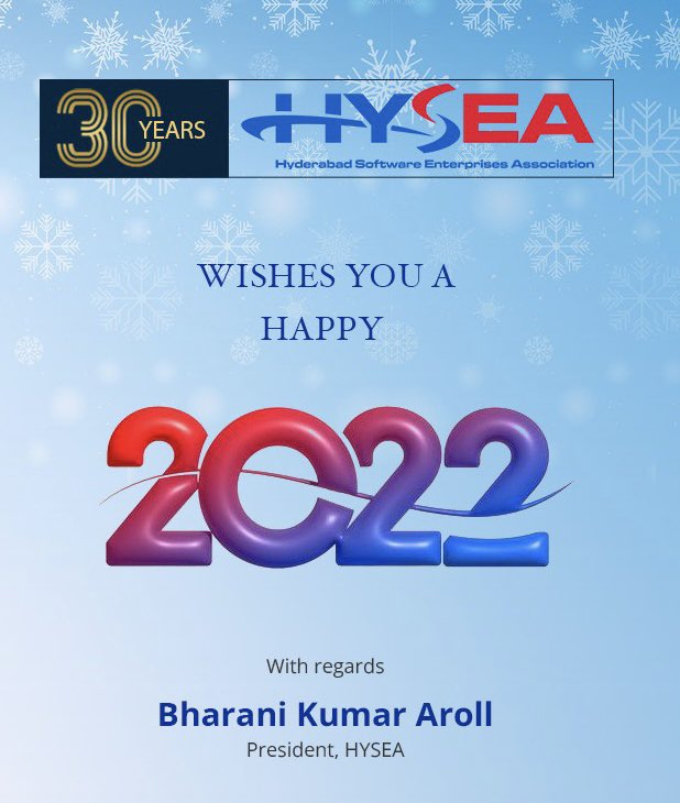 On behalf of all the <a href="/HYSEA1991/">HYSEA</a>  Managing committee members , Best wishes for a healthy, joyous , prosperous and more importantly , a COVID free 2022!
