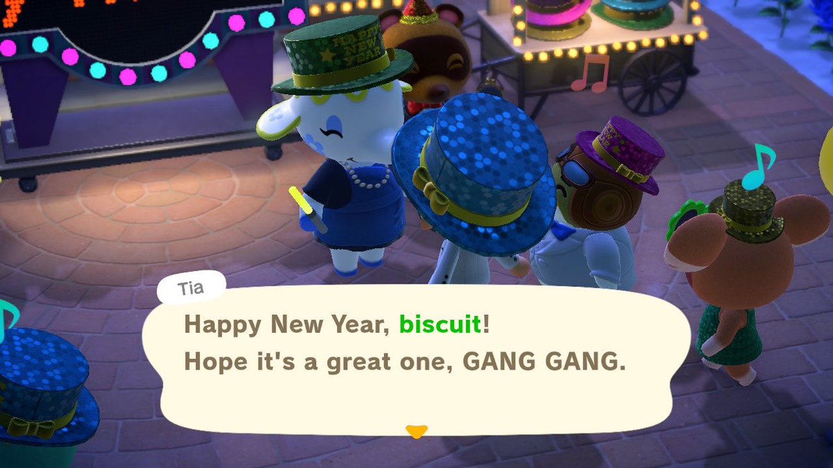 Happy New Year y’all #Tia #AnimalCrossingNewHorizions #GangGang #2022NewYear