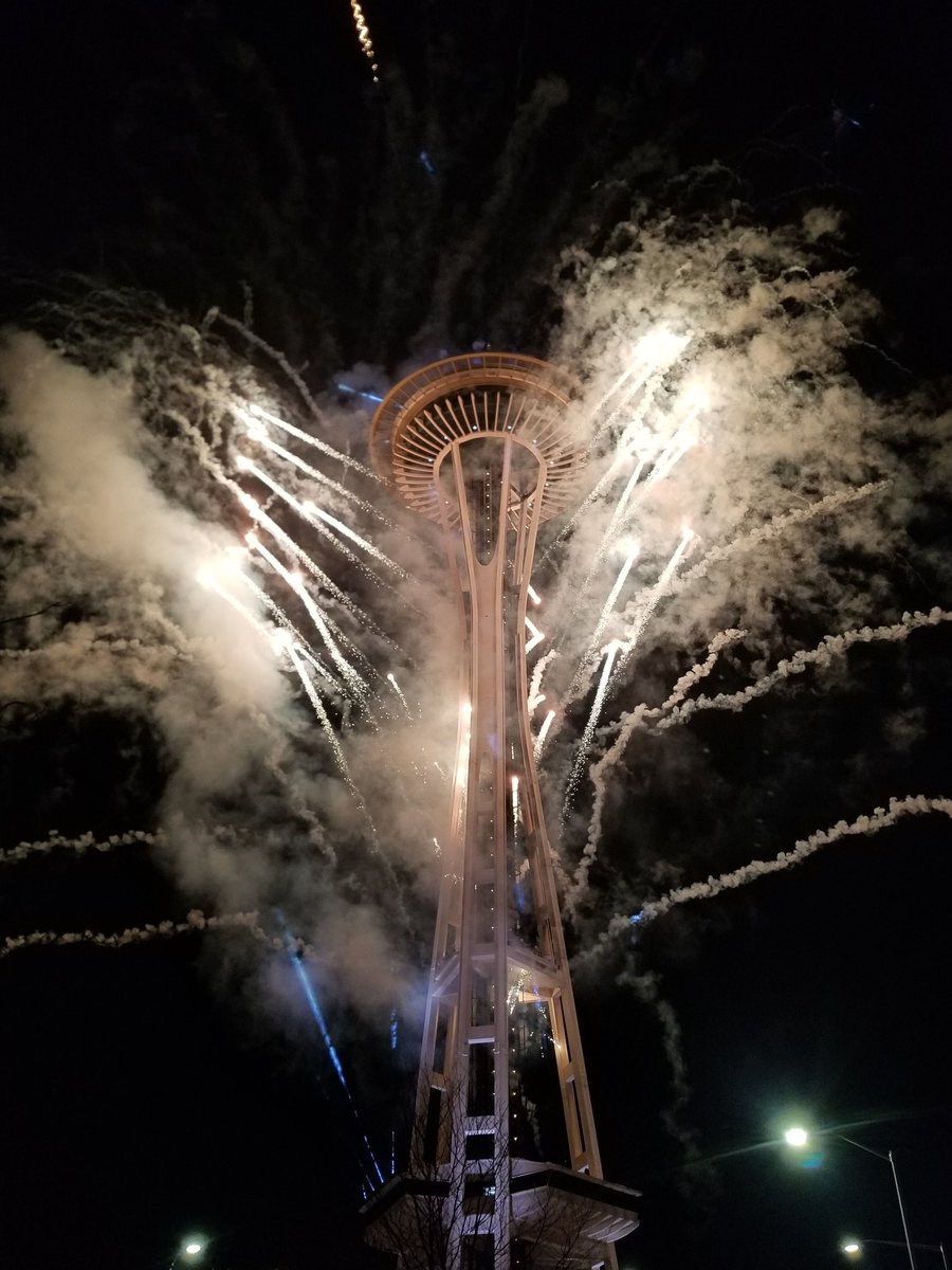 JackKopakowski's tweet photo. Two years together with @skaldicspite officially and our first one getting to walk from our apartment to see the show at The Needle! Here's to many more! 
And Happy New Year to everyone else! https://t.co/odHbrlbFOV