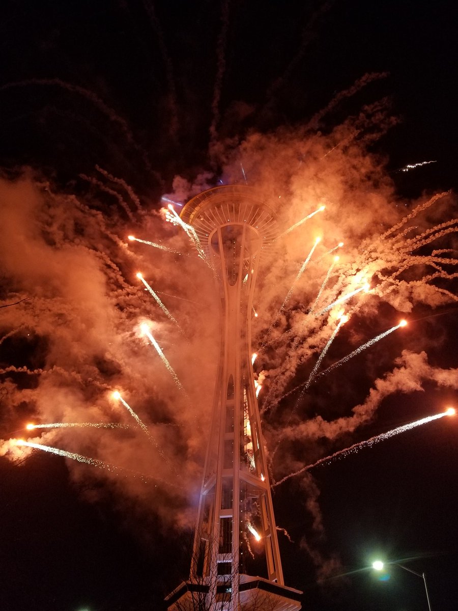 JackKopakowski's tweet photo. Two years together with @skaldicspite officially and our first one getting to walk from our apartment to see the show at The Needle! Here's to many more! 
And Happy New Year to everyone else! https://t.co/odHbrlbFOV