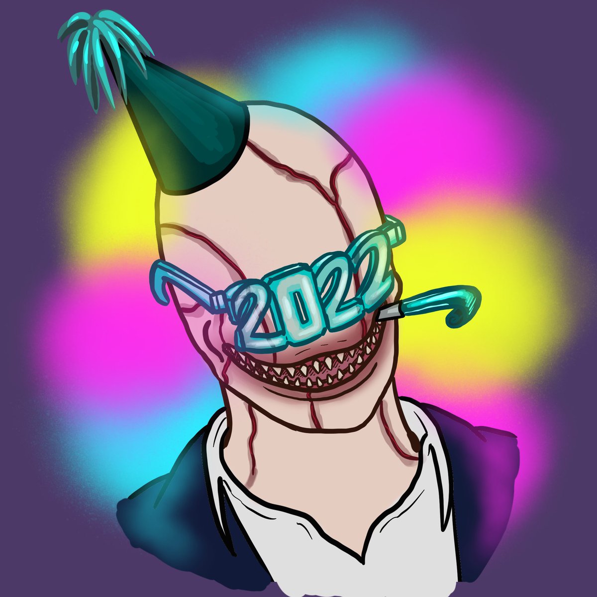 LarryAMTuckT's tweet image. Happy new year from #thelooksee and I! @CryptTV #NewYear2022