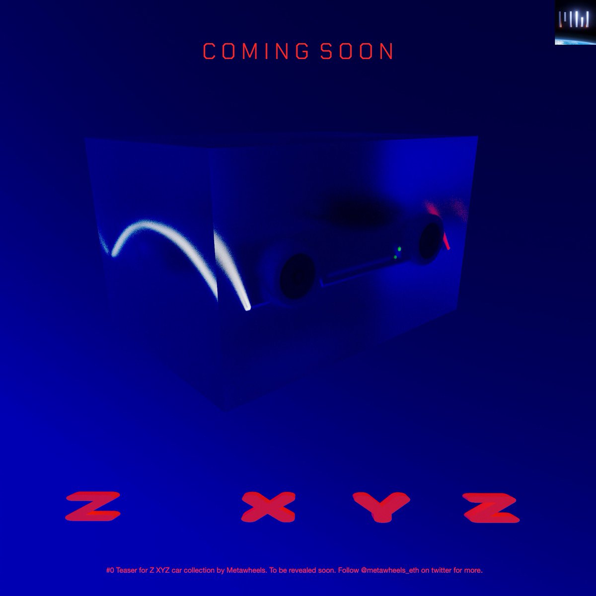 Z___XYZ's tweet photo. 77 unique variants of the Z XYZ car to be revealed soon. All details : TBA. Follow @Z___XYZ to stay updated.  #nftart #NFTCommunity #NFTdrop #nftcollector  #NFTmarketplace #ROADMAP #eth #Ethereum #COMINGSOON #car #CryptocurrencyNews #opensea https://t.co/7Q7OyUT0uk