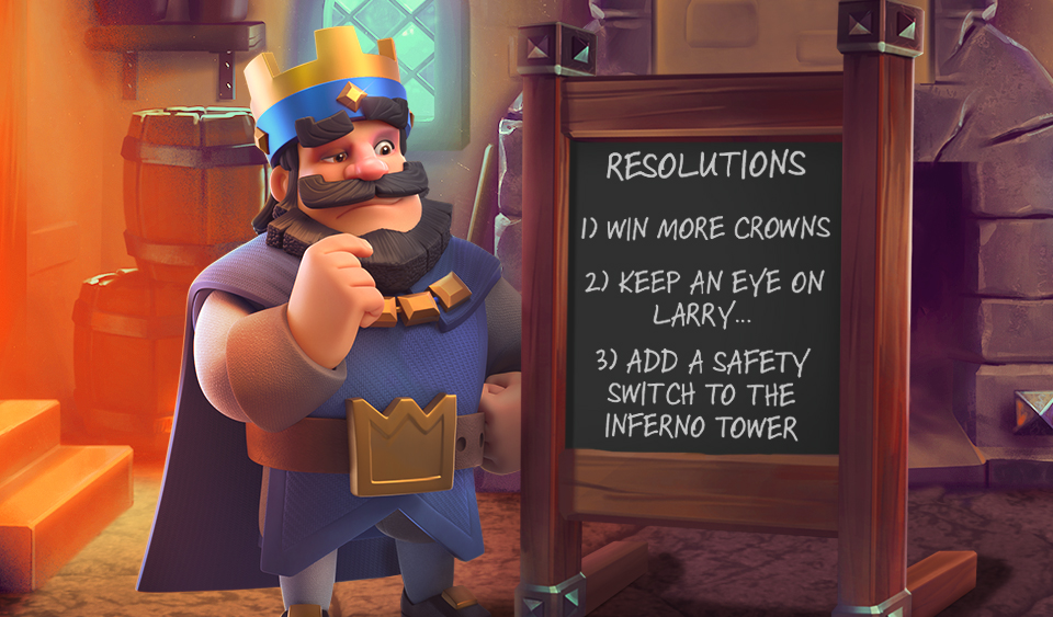 This new update is such an L even the Blue King didn't wanna be there no  more. : r/ClashRoyale