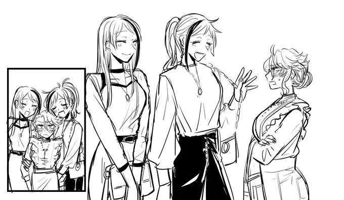 描きぞめ、にょたゆりなんだ……… https://t.co/Z3zLUCUS7l 