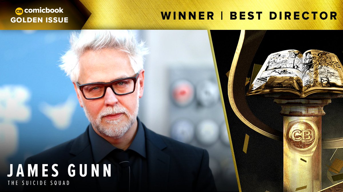 DCEUTSS's tweet photo. Congratulations to @JamesGunn and @MelchiorDaniela for the #GoldenIssue awards😁

Well deserved https://t.co/RyiTJpmvoW