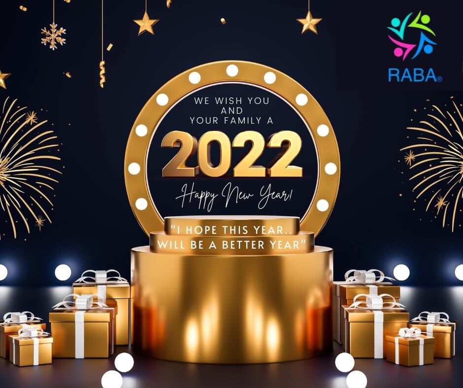 RABAFoundation's tweet photo. Have a wonderful New Year with all your loved ones!

#HappyNewYear #HappyNewYear2022 #NewYears #NewYear2022 https://t.co/OjOlpWJ4Ry