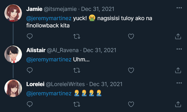 TeamProjectLoki's tweet photo. WHAT IF magkulitan/magbardagulan sa social media ang QED 4 at Detective Triumvirate Plus One?

#PLxDFonSocial 01: New Year Putukan

Preorder WTX on Shopee: https://t.co/SdR2pGvC2B https://t.co/01a0Z0ZTH5