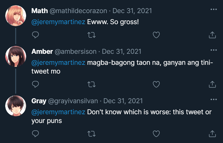 TeamProjectLoki's tweet photo. WHAT IF magkulitan/magbardagulan sa social media ang QED 4 at Detective Triumvirate Plus One?

#PLxDFonSocial 01: New Year Putukan

Preorder WTX on Shopee: https://t.co/SdR2pGvC2B https://t.co/01a0Z0ZTH5