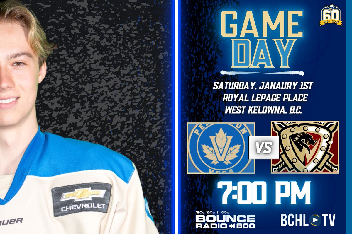 PentictonVees's tweet photo. It's a VEES GAME DAY!

We kick off 2022 with our final visit to West Kelowna in the regular season to face-off against the Warriors!

🆚 | @BCHLWarriors
⏰ | 7:00 PM
📍 | Royal LePage Place
🖥 | https://t.co/QEC0jBKT0D
📻 | https://t.co/zu80Y5H1kZ

#BCHL https://t.co/p5kMjWQ6Rx