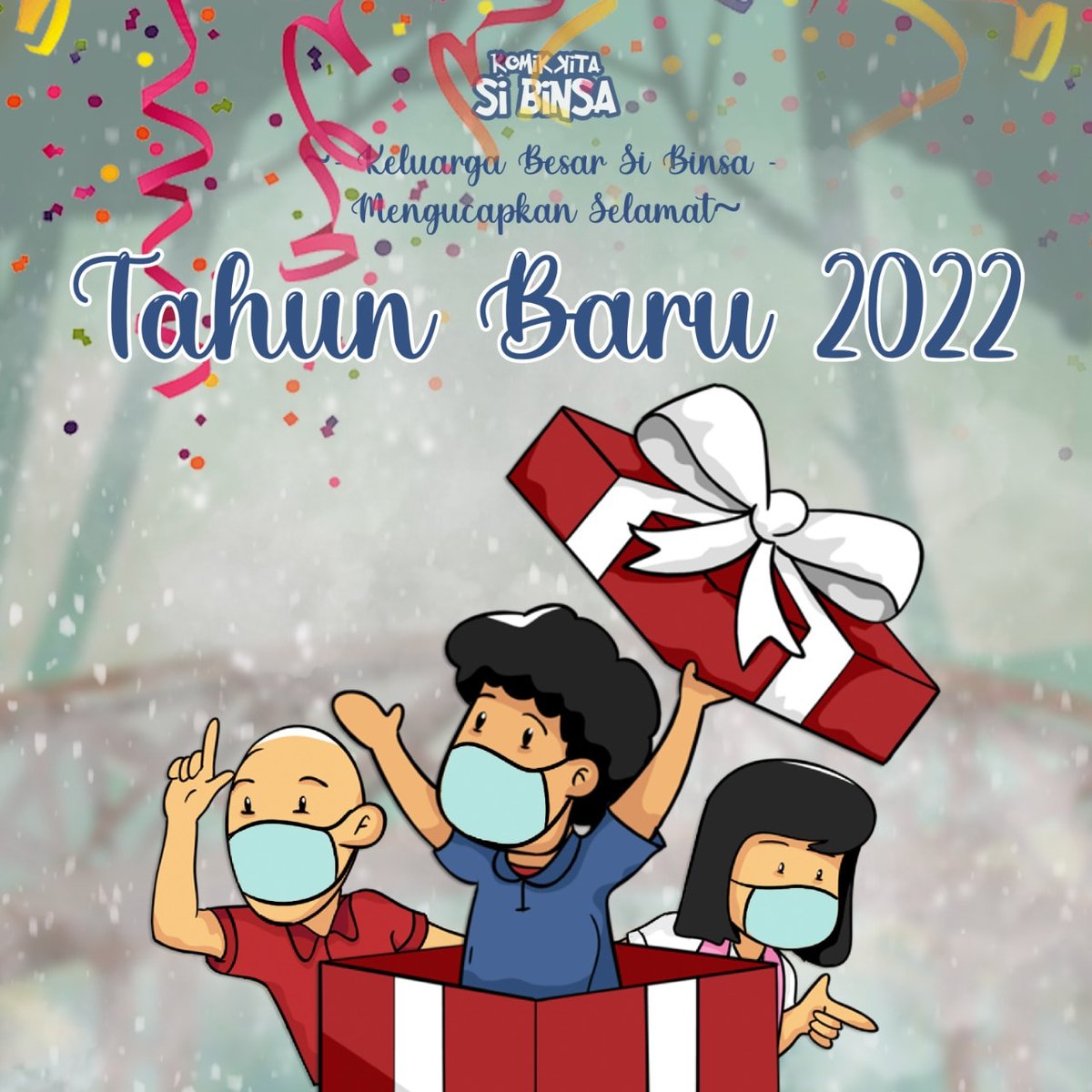 Alhamdulillah sudah masuk tahun baru 2022. Semoga sobat Binsa di seluruh Indonesia senantiasa sehat, bahagia, lancar rezeki dan terus menjaga prokesss. Aamiin 🥳🥳🥳🇲🇨

#KomikKita #SiBinsa #P5TNI #MasTagar #StopCovid19