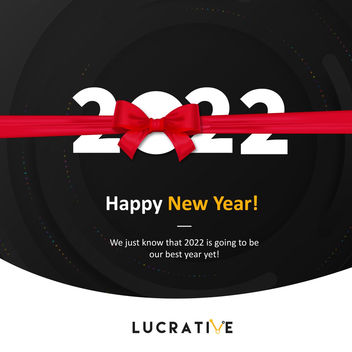 Lucrativeai's tweet photo. Hello, 2022! https://t.co/Qbd34fSqWN