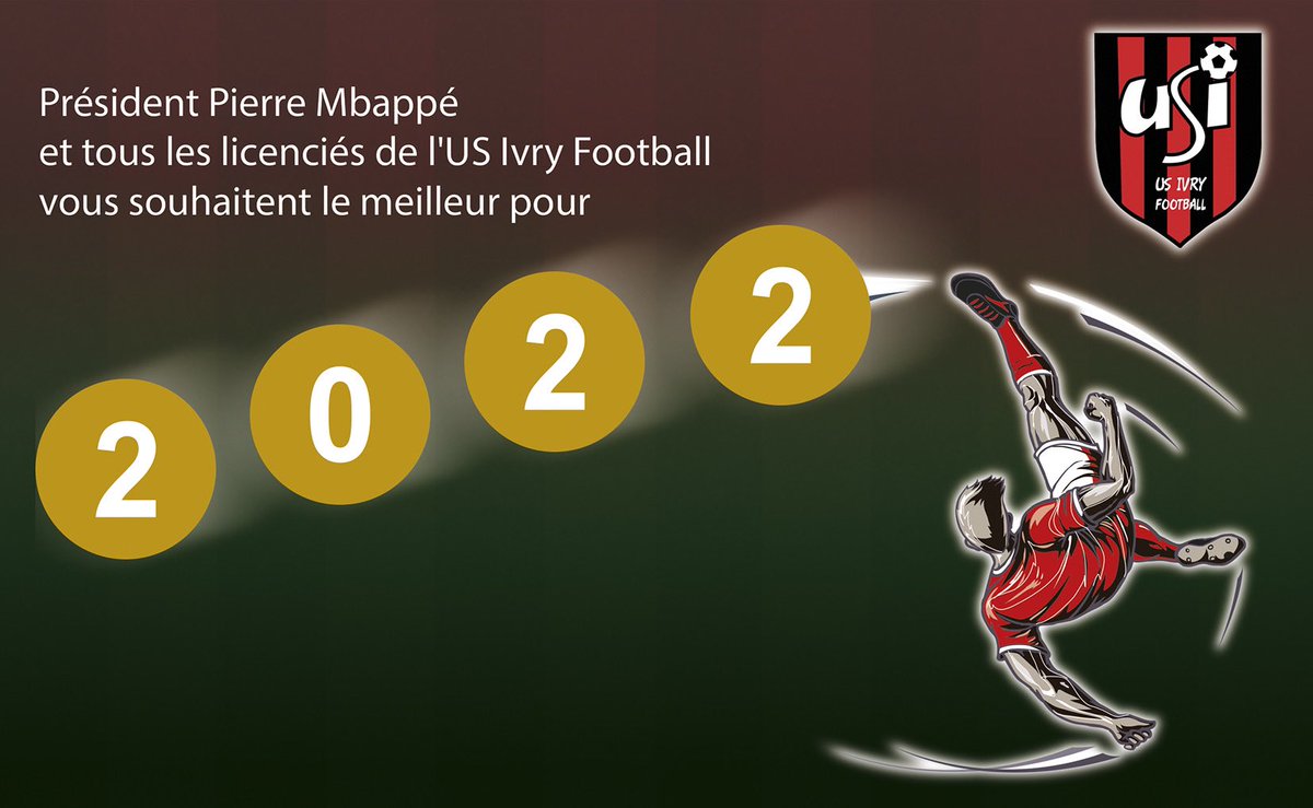 ivryfoot's tweet photo. Bonne année 2022 à toutes et à tous 🔴⚫️ https://t.co/F6s35lJ673