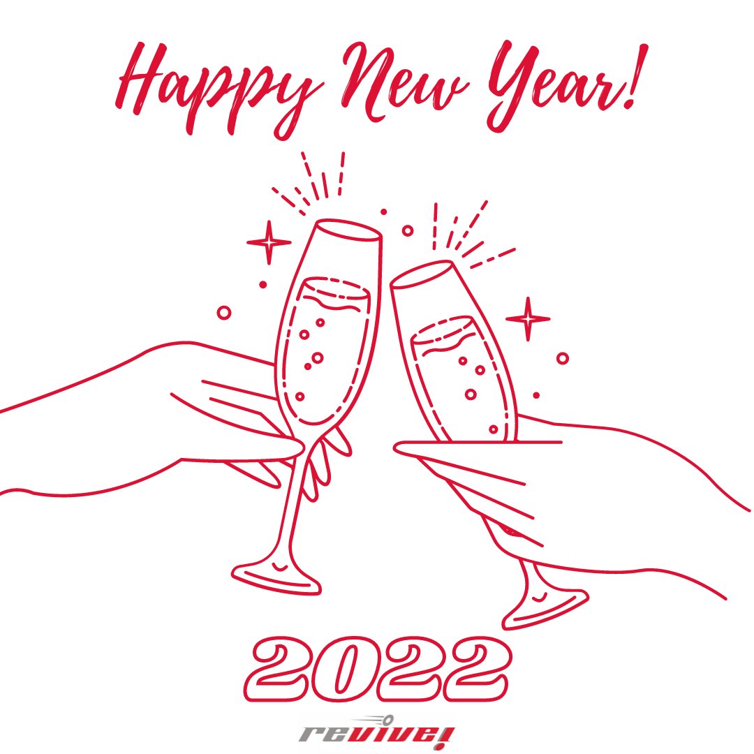 Revive_UK's tweet photo. Hello 2022!🎉

From all of us at Revive! we want to wish you a happy new year filled with happiness!🍾

Let's smash it!⭐

#2022 #newyear #freshstart https://t.co/5vFTGwcwn6