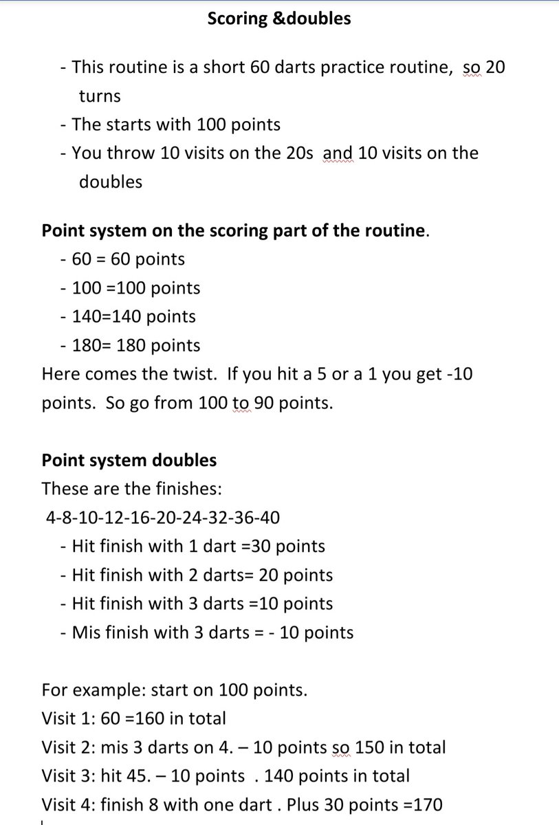 Dartpractice tweet picture