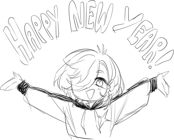 The lack of aleep did not allow me to do anything pretty. But Happy New Year, Kids! Hope this year, is your year! 