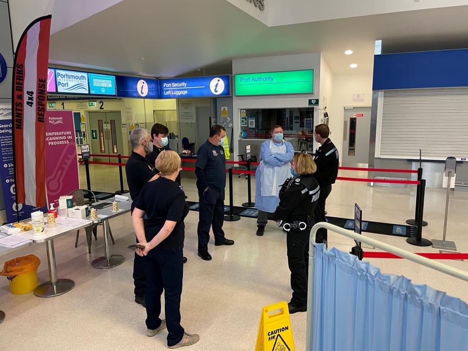 HB4x4R's tweet photo. HB4X4R also deployed 70+ responders who covered 60,000 miles and completed 2,232 deliveries of PPE and vaccines. The charity was involved in administering swab tests to 890 lorry drivers at Portsmouth International Port and spent 3 months testing 2,500+ staff at @HantsPolice. https://t.co/gEKnUG0lX2