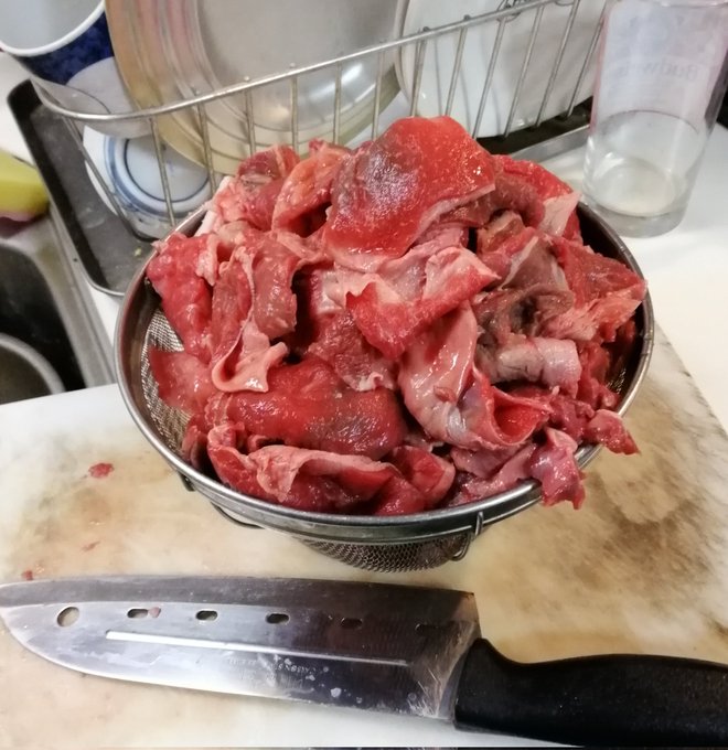 明日の新年会用にバラしました。 