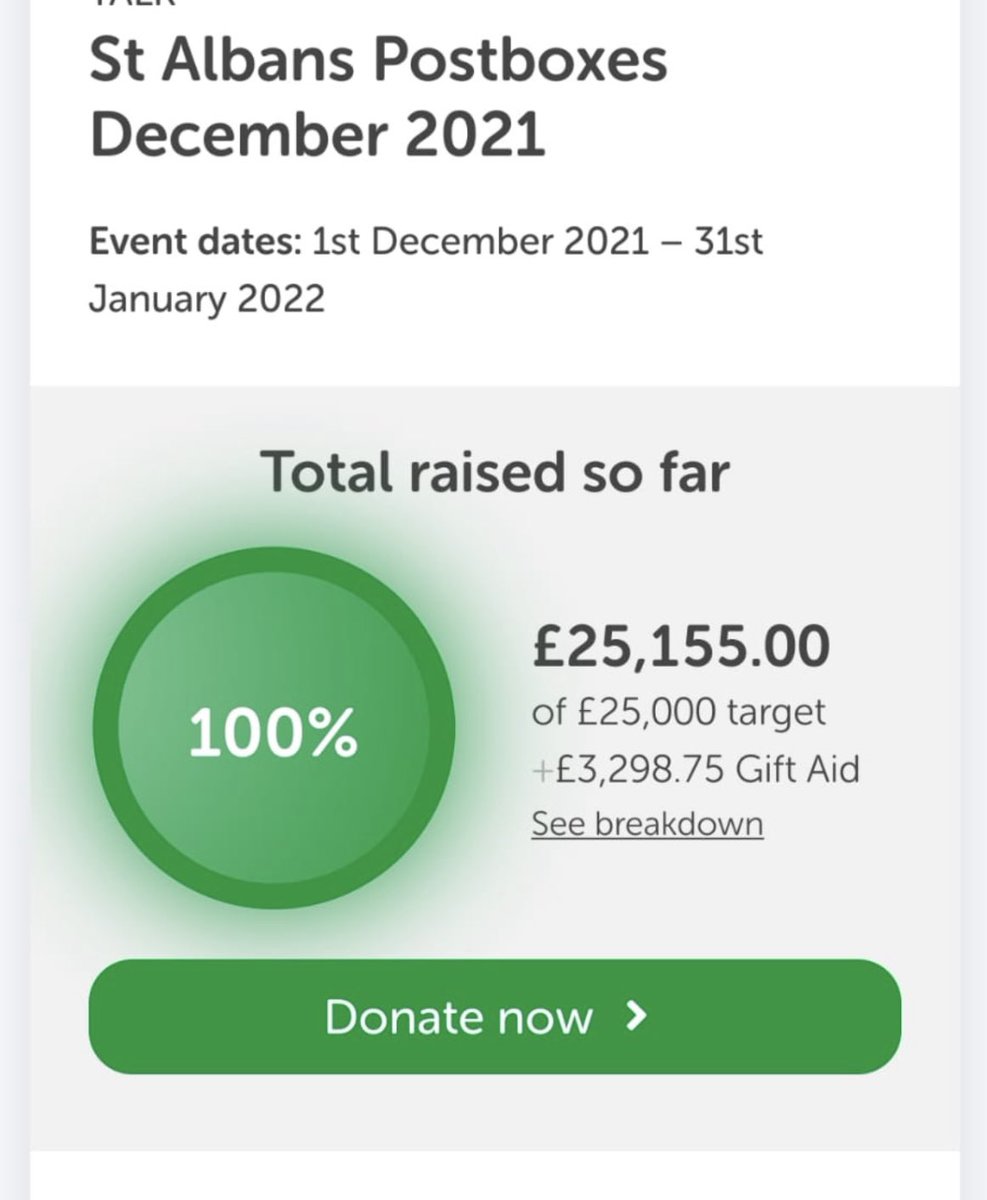 SPostboxes's tweet image. We couldn’t have asked for a better start to the New Year.  Your donations are to make THE biggest difference to @Youth_Talk_SA and @VanceAdd this year.  Thank you from all of us.

The link to donate will be open until the end of the month