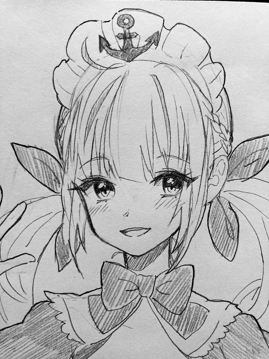 弟の同級生からのリクエストであくあちゃん描きました 