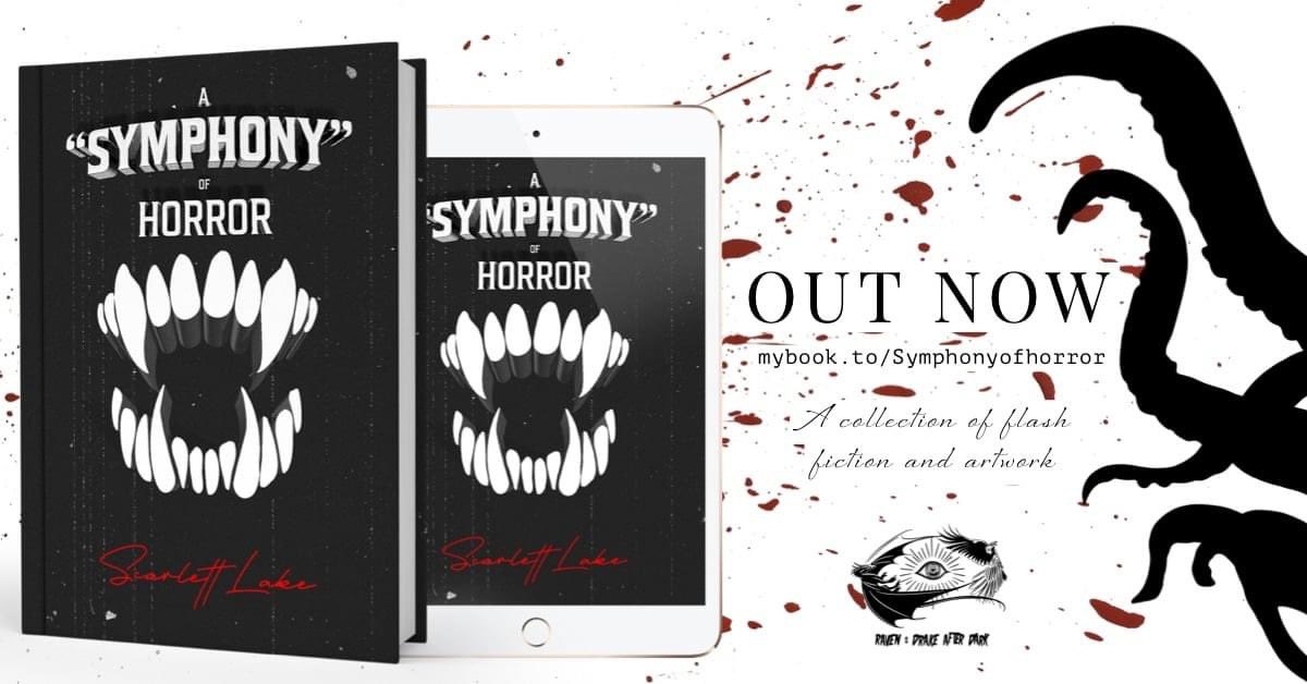 RavenDrakeBooks's tweet image. RELEASE DAY! 

Today marks the release of our first adult horror fiction. A 'Symphony' of Horror is a collection of flash fiction, poetry and artwork. 

Available now on Amazon - paperback and ebook. 

mybook.to/Symphonyofhorr…

#HorrorCommunity #HorrorArt #writerscommunity