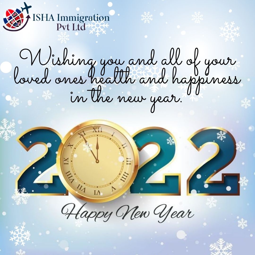 Ishaimmigration's tweet photo. A new year brings with it new possibilities. It is the best time to set goals for yourself, and if not, you can allow yourself the happiness of enjoying new beginnings
#HappyNewYear #happynewyear2022 #happiness #welcome2022 #byebye2021 #ishaimmigration #Canadaimmigration https://t.co/24UZdMUn0m
