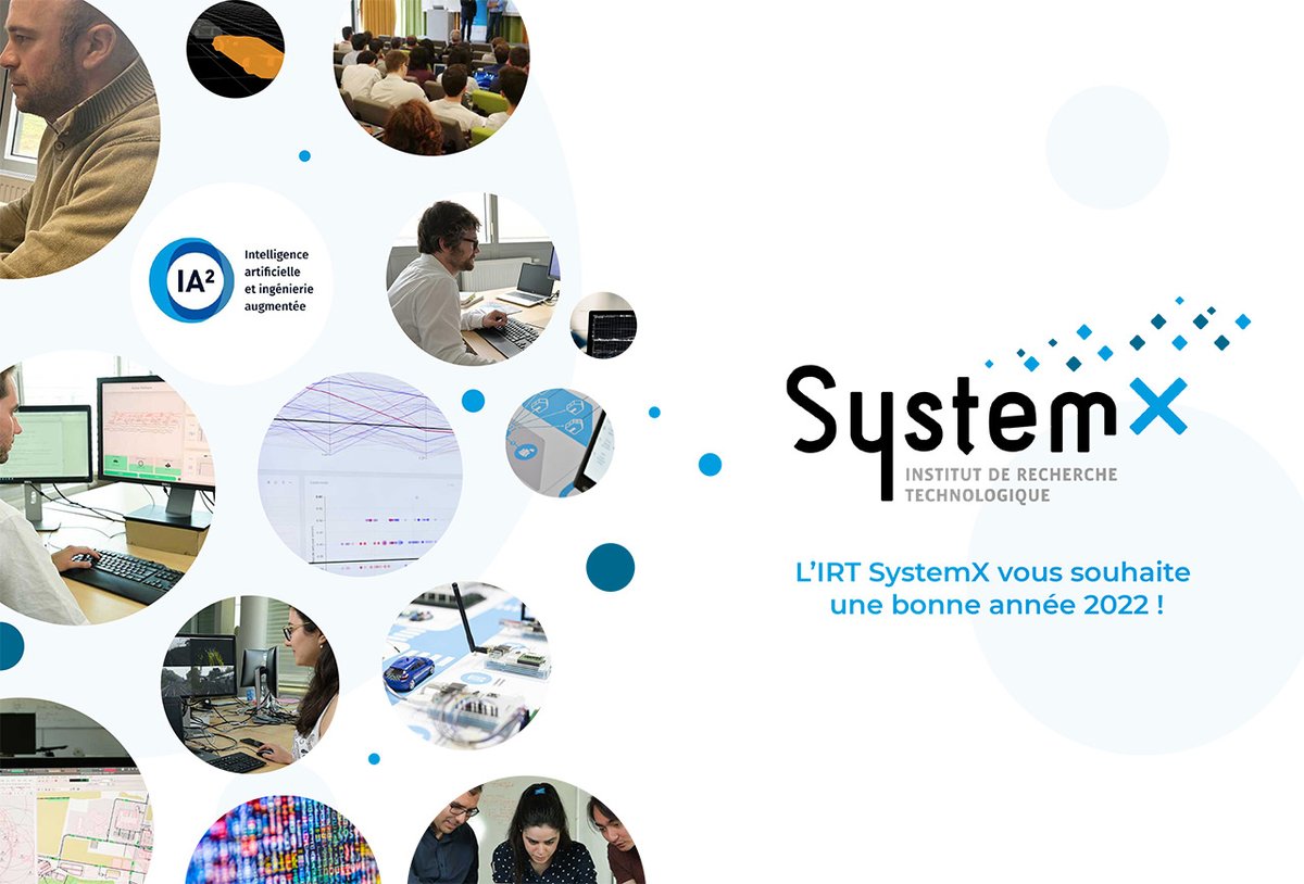 IRTSystemX's tweet photo. 🎇 L'@IRTSystemX vous souhaite une bonne année 2️⃣0️⃣2️⃣2️⃣ ! (Re)découvrez nos principaux résultats et impacts emblématiques sur l'industrie, les services et les territoires ➡️ https://t.co/hiMbeYNNW4 https://t.co/gzvBooFyLR