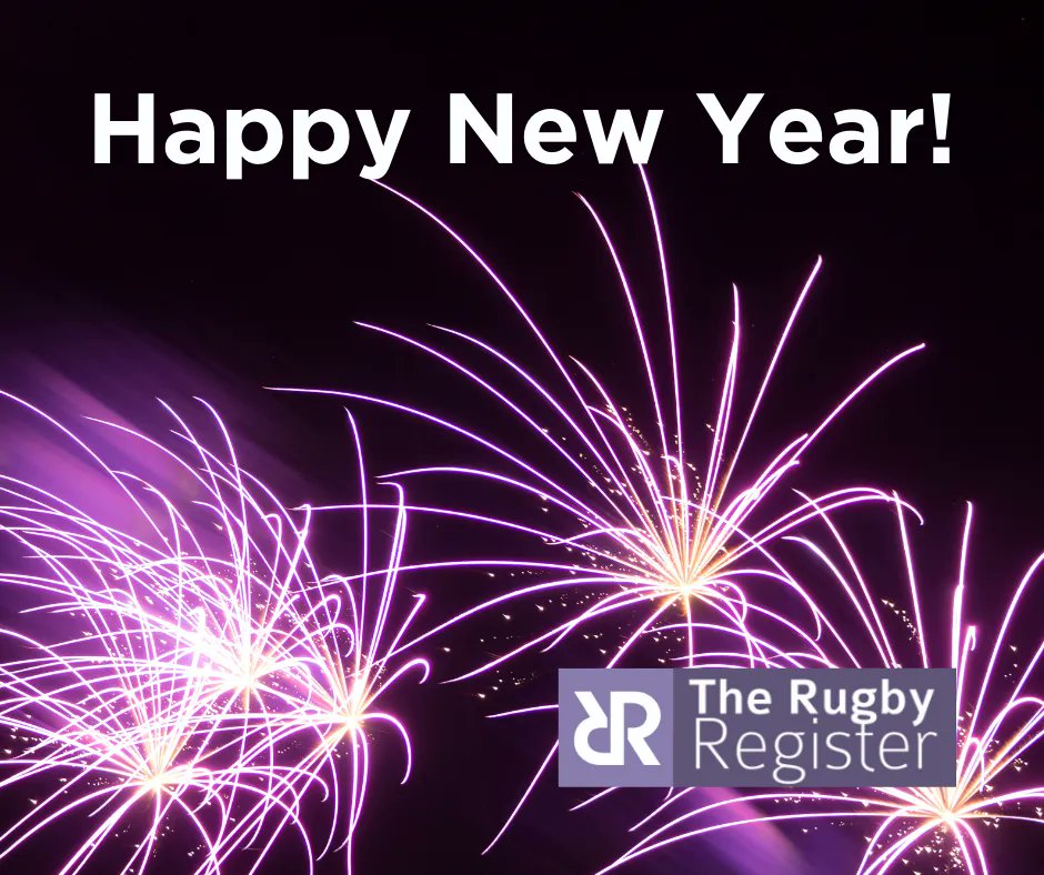Wishing all of our readers and advertisers a happy and healthy year ahead! 
#rugbyregister #rugbyinwarwickshire #supportlocalinrugby