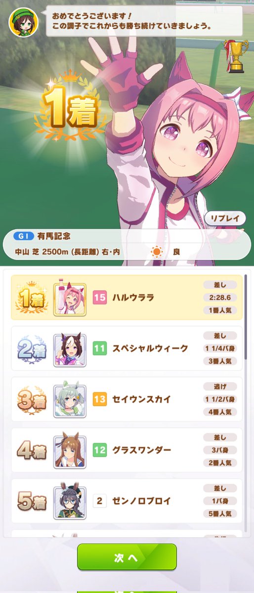 daigaku18's tweet photo. ようやく有馬が取れて、正直嬉しいです。FF14リハビリはクラフターのスキルをド忘れで混乱中。 https://t.co/2K27XhJm8P