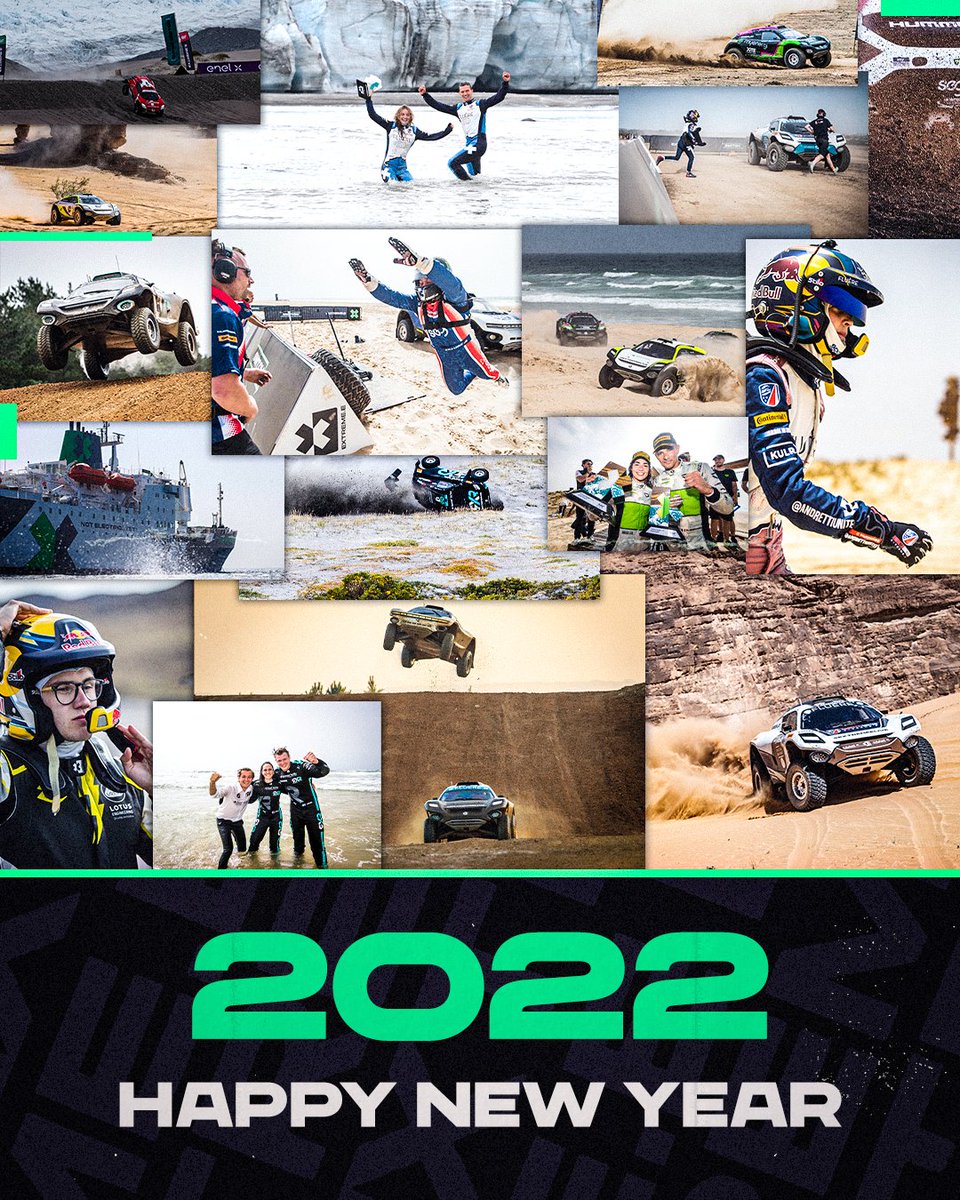 fiaextremeh's tweet photo. HAPPY NEW YEAR 🎆

2021 made for an incredible Extreme E Season 1… we can’t wait to see what 2022 has in store!

#ExtremeE https://t.co/yLkXVvjDjF