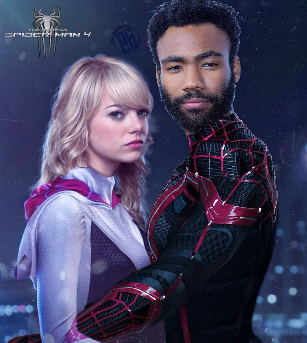 ILL_YJLeague's tweet photo. Even tho we haven’t gotten #TASM3 yet so @sonypictures please #MakeTASM3 this #TASM4 would be great a tale of two Spider-Man close a chapter and opening a new in one franchise. With #EmmaStone returning to play #SpiderGwen aka #Ghostspider and @donaldglover being introduced as… https://t.co/tCF5R2fOjK