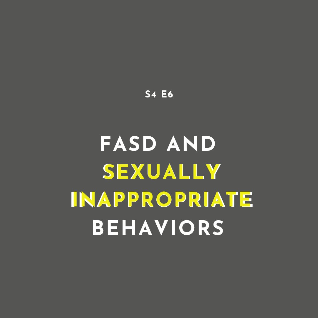 New year, new episode! 

We discuss the uncomfortable but real topic of sexually inappropriate behaviours individuals with FASD may present. This conversation touches on dangers of vulnerability and highlights opportunities to address risks early. 
youtu.be/hH8gfHHeNac