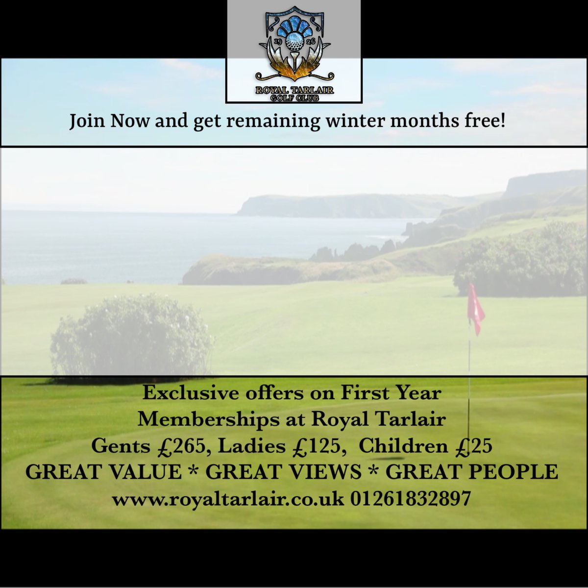 There has never been a better time to consider taking up or returning to golf and here at Royal Tarlair in 2022 we are introducing some very exciting developments for beginners and for family golf in particular all aimed at helping you become competitive from the outset.