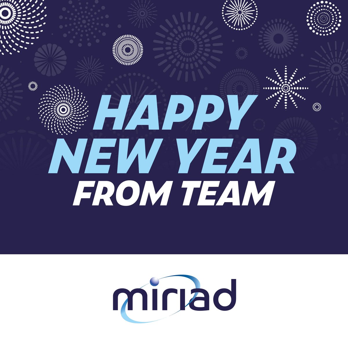 We would like to wish all our customers, suppliers and friends a very Happy New Year! 
#happynewyear #miriad