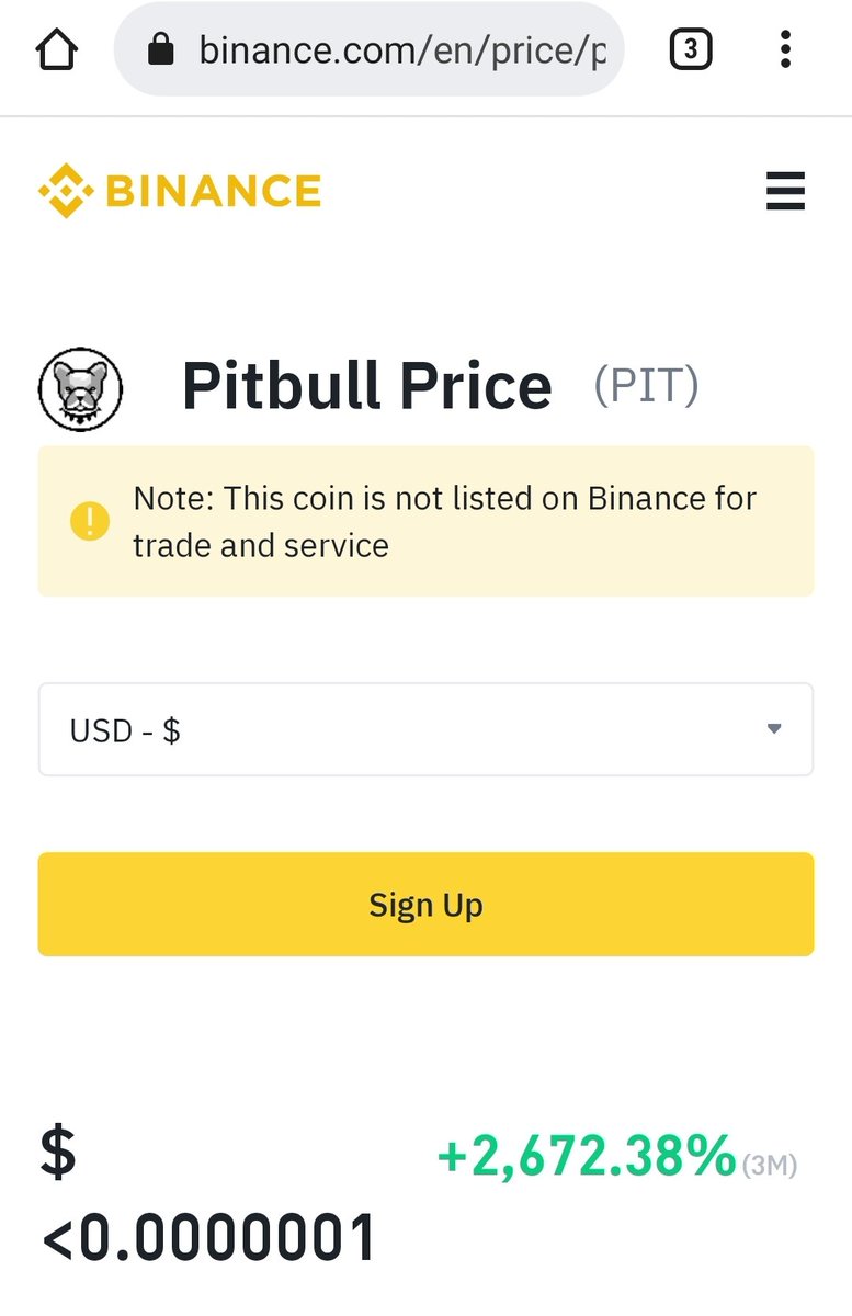 Thank you <a href="/binance/">Binance</a> 🙏

<a href="/BscPitbull/">Pitbull Token</a>
#Pitbull #pitbulltoken
 #BSC