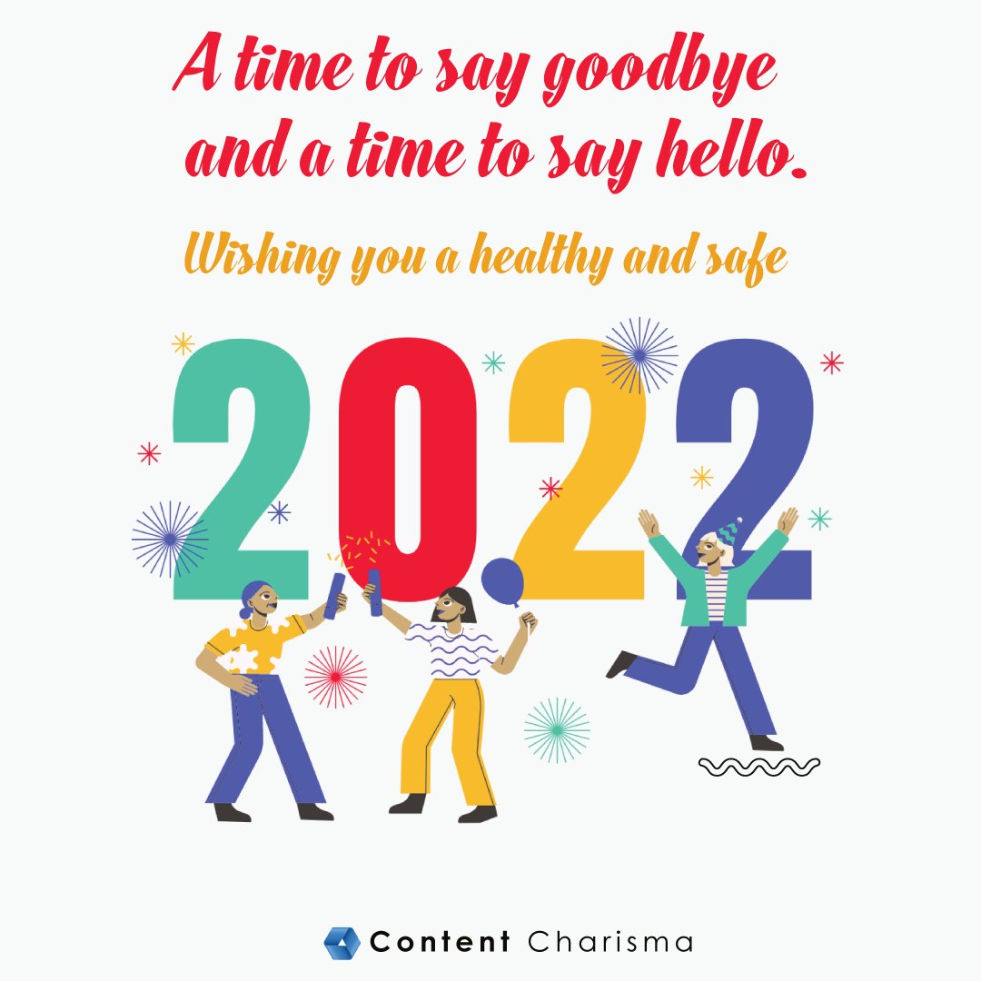 #ContentCharisma wishes you and your loved ones a #HappyNewYear. We’re looking forward to a year of milestones, growth, collaboration, and happiness, and of course, plenty more opportunities to #MakeMightyMoves​
#NewYear​ #Celebration #Holidays #USA